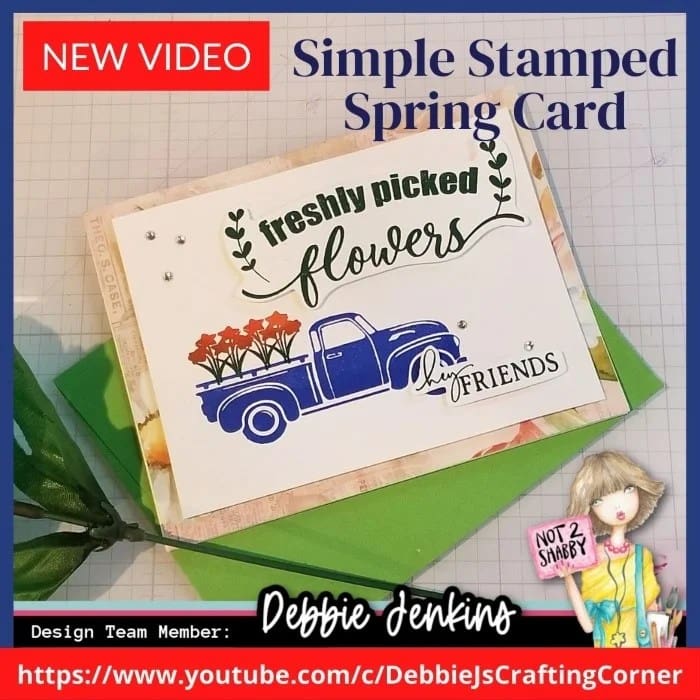 Simple Stamped Spring Card